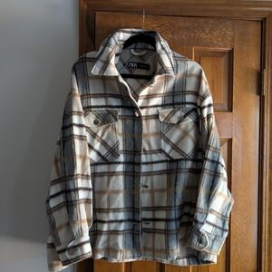 Zara Plaid Jacket
